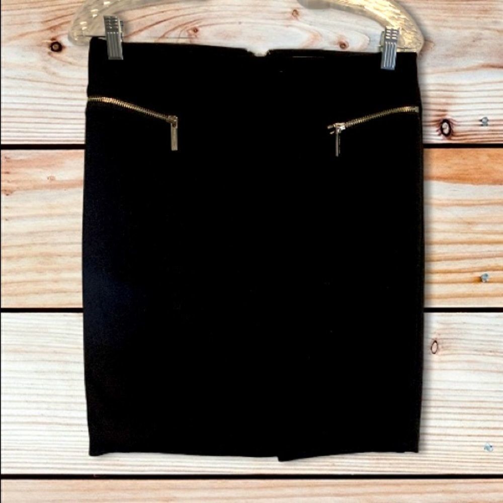Michael Kors Black Above the Knee  Skirt